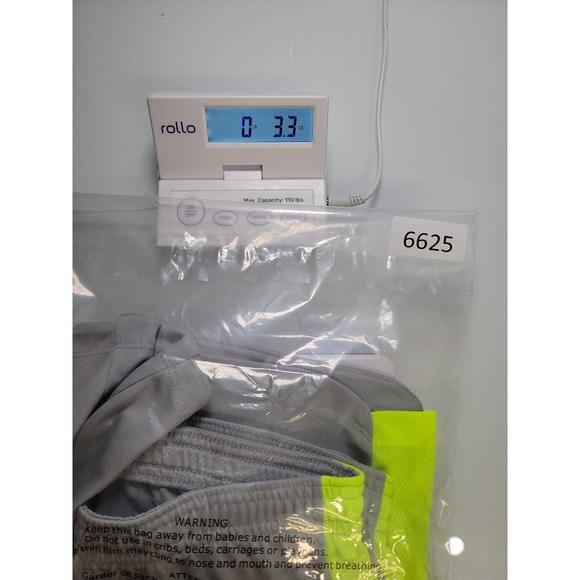 Nike Shorts Womens Small Gray & Yellow Dri Fit Active Gym - Picture 7 of 7